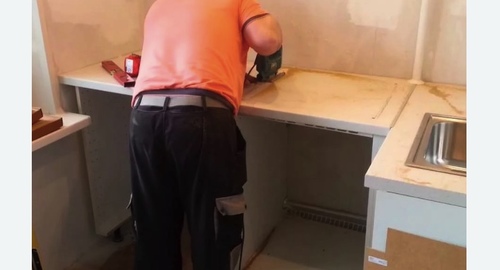 Сборка кухонного гарнитура. Гай